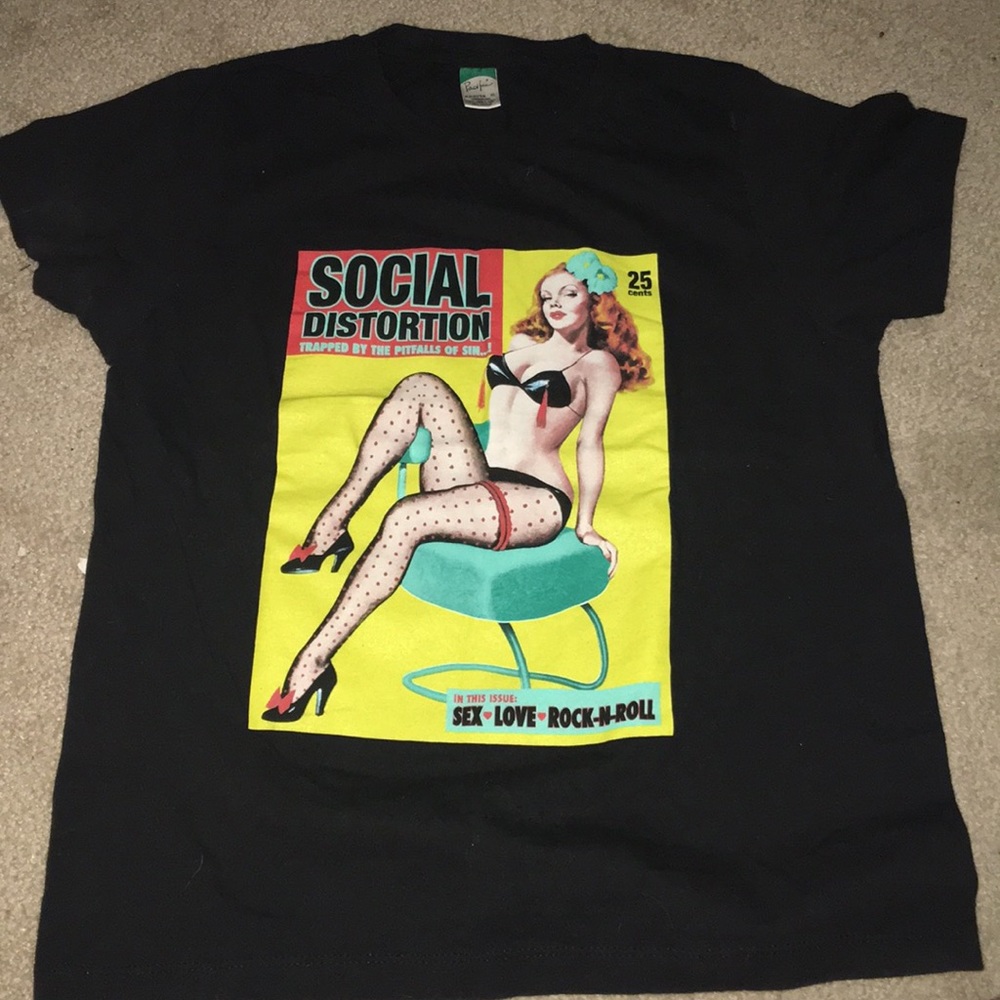 Vintage Social Distortion Concert T-shirt